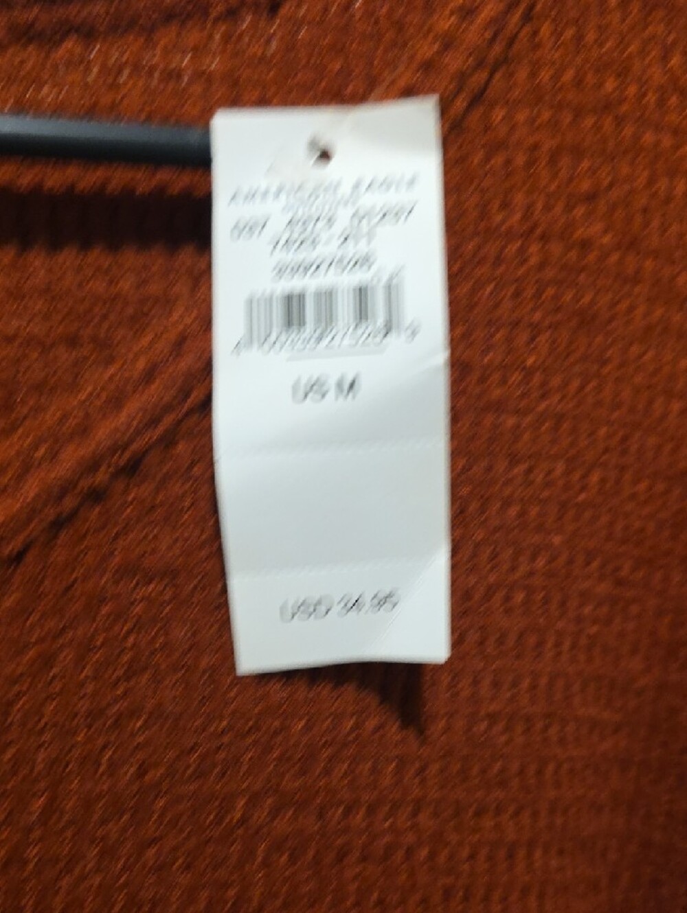 American Eagle Outfitters Rust V-Neck Lightweight Knit Sweater - Picture 5 of 11